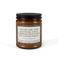 Werewolf Romance Book Lover Candle