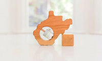 West Virginia State Wooden Baby Rattle™ - BIG FRENCHIES