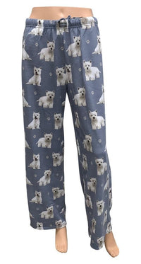 Westie Pajama Bottoms - Unisex