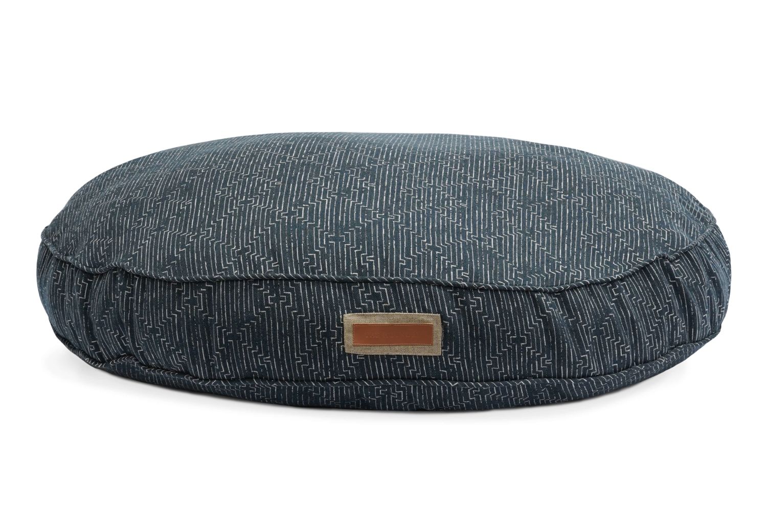 Round Pet Bed in Midnight Malamute - BIG FRENCHIES