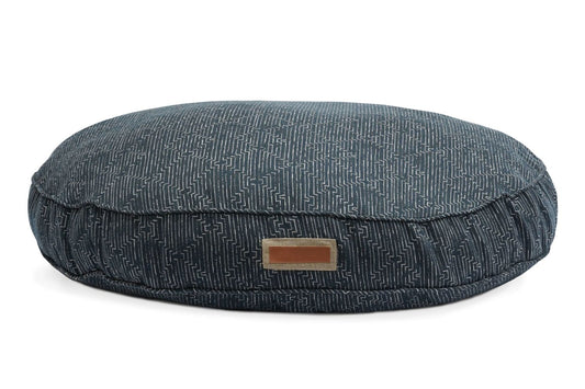 Round Pet Bed in Midnight Malamute - BIG FRENCHIES