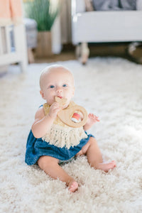 Whale Wooden Baby Rattle - BIG FRENCHIES