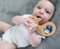 Whale Wooden Baby Rattle - BIG FRENCHIES