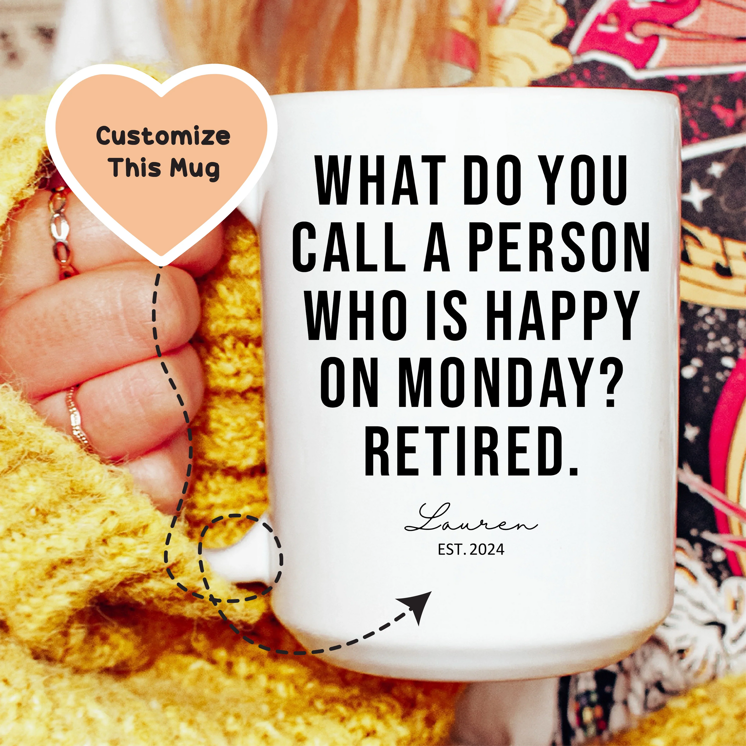 What Do You Call A Person Custom Mug - BIG FRENCHIES