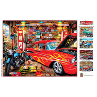 Wheels - Retro Garage 750 Piece Puzzle by Masterpieces Puzzles - BIG FRENCHIES
