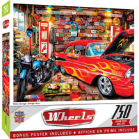 Wheels - Retro Garage 750 Piece Puzzle by Masterpieces Puzzles - BIG FRENCHIES
