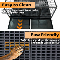 42" Stackable Dog Crate 43T+WHLP02