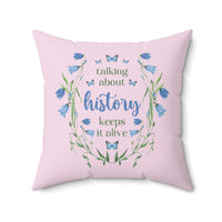 Whimsical History Pillow: Talk About History - BIG FRENCHIES