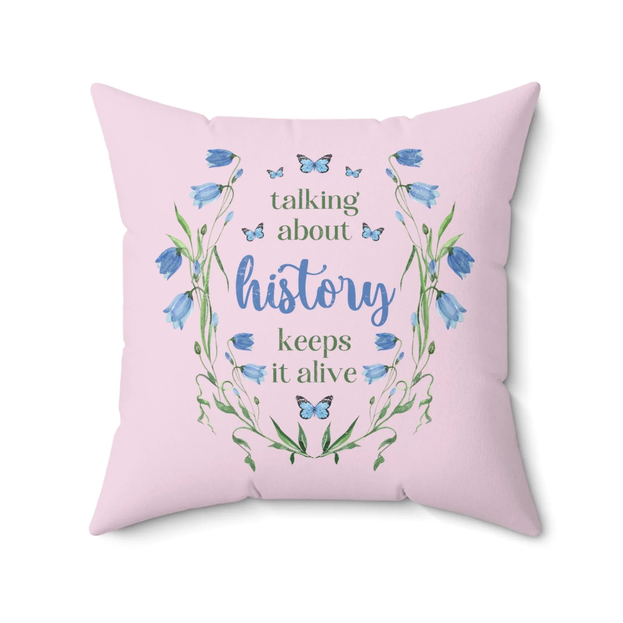Whimsical History Pillow: Talk About History - BIG FRENCHIES