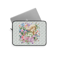 Whimsigoth Laptop Sleeve with Floral Art History Aesthetic - BIG FRENCHIES