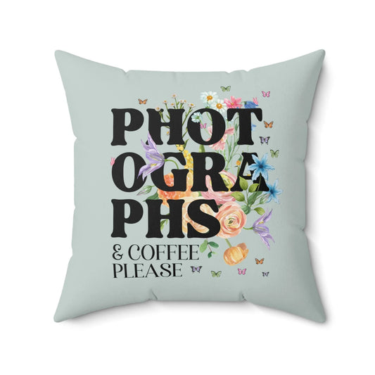 Floral Cottagecore Photographer Pillow with Boho Butterflies - BIG FRENCHIES