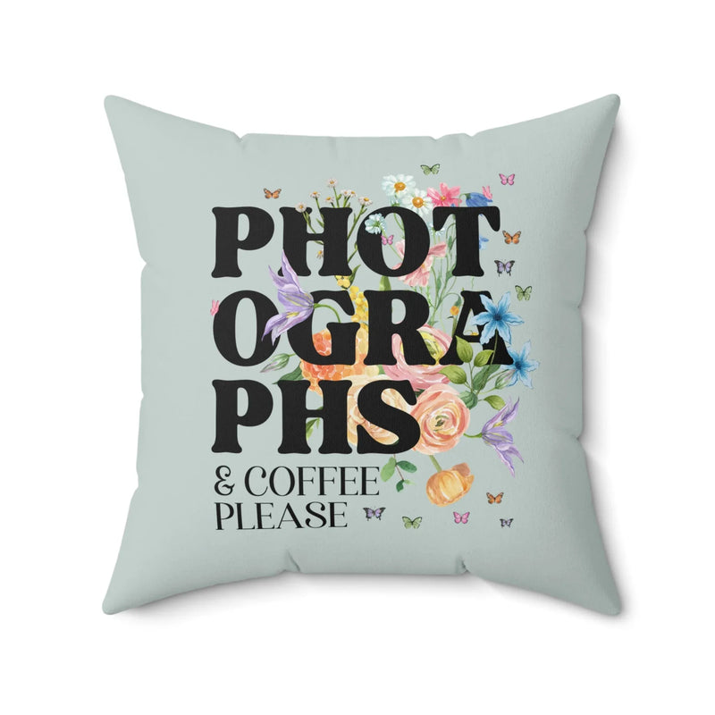 Floral Cottagecore Photographer Pillow with Boho Butterflies - BIG FRENCHIES