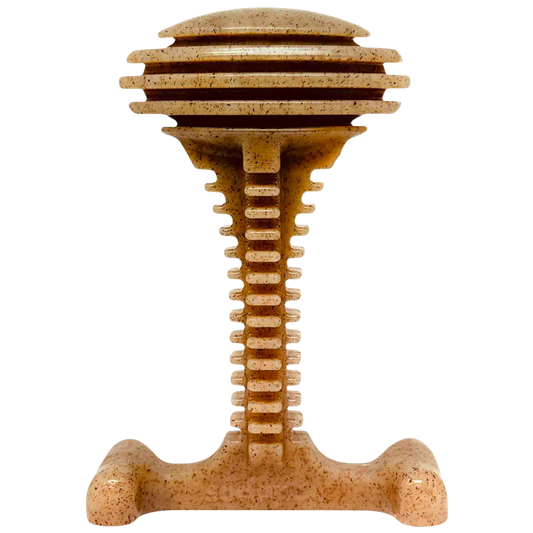Honey Bone Dental Tower - Indestructible Nylon Dog Chew Toy XL | USA Made - BIG FRENCHIES