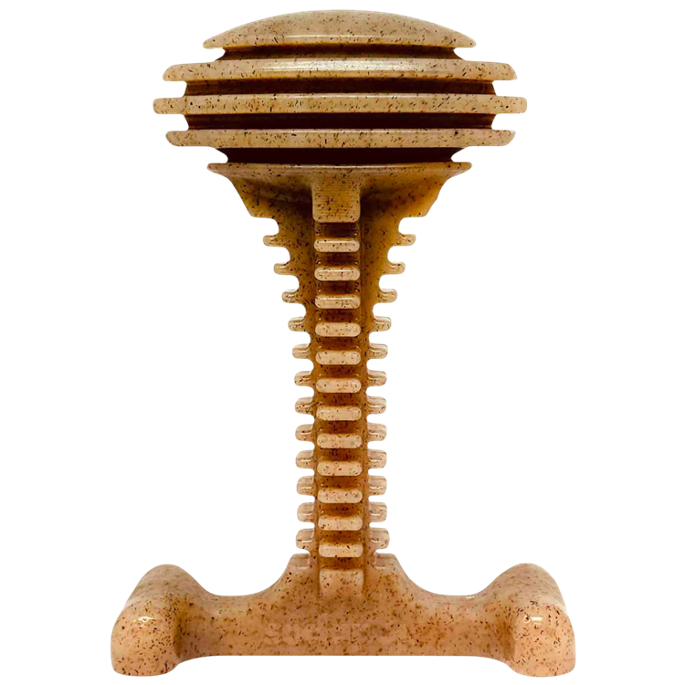 Honey Bone Dental Tower - Indestructible Nylon Dog Chew Toy XL | USA Made - BIG FRENCHIES