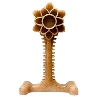 Honey Bone Dental Flower Tower - Indestructible Nylon Dog Chew Toy XL | USA - BIG FRENCHIES