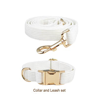 Personalized White Corduroy Classic Set