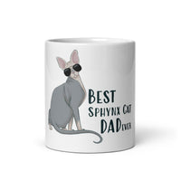 "BEST SPHYNX CAT DAD" COFFEE MUG