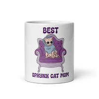 "BEST SPHYNX CAT MOM" COFFEE MUG