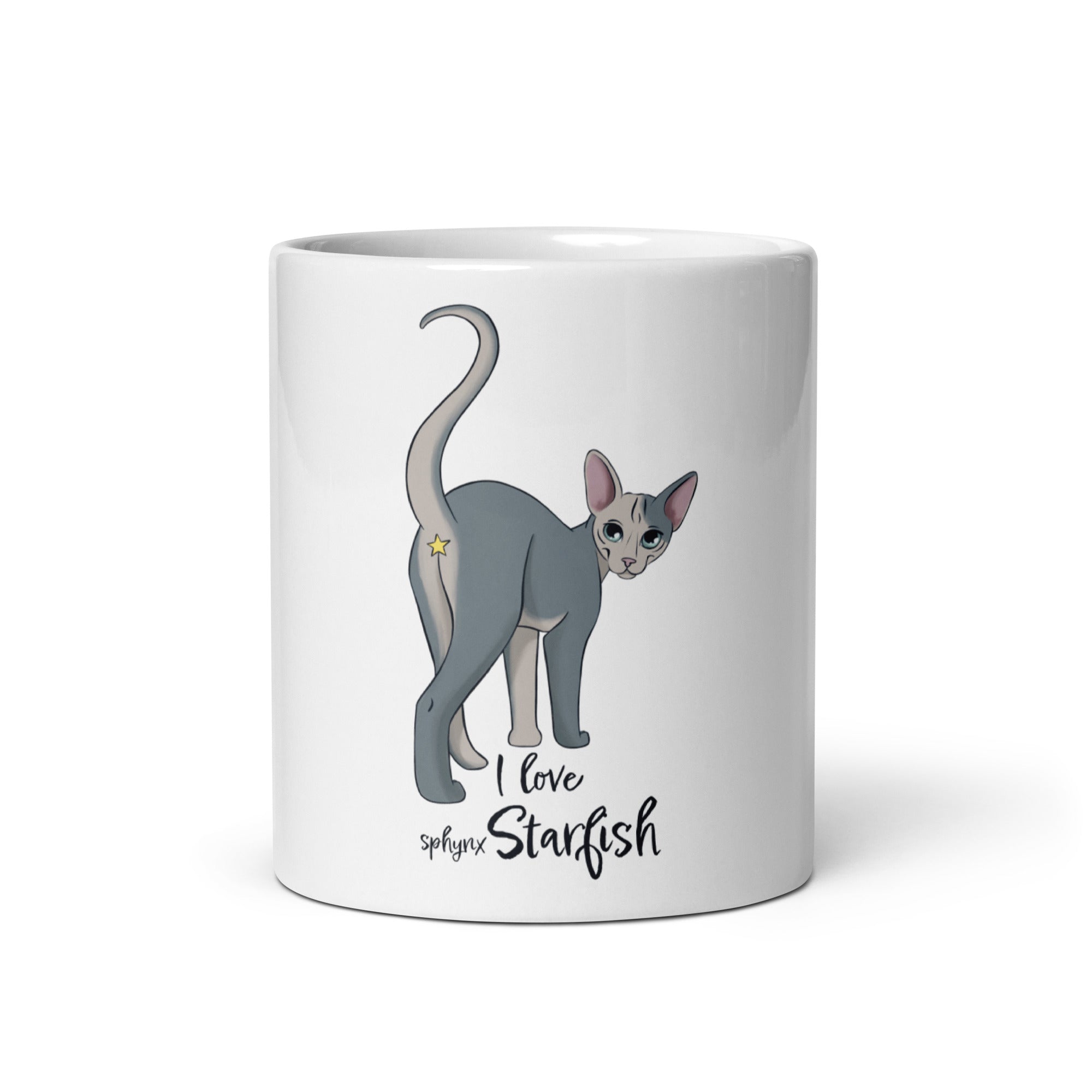 "I LOVE SPHYNX STARFISH" COFFEE MUG
