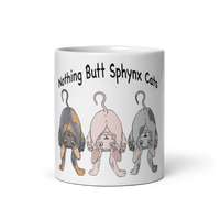 "NOTHING BUTT SPHYNX CATS" COFFEE MUG