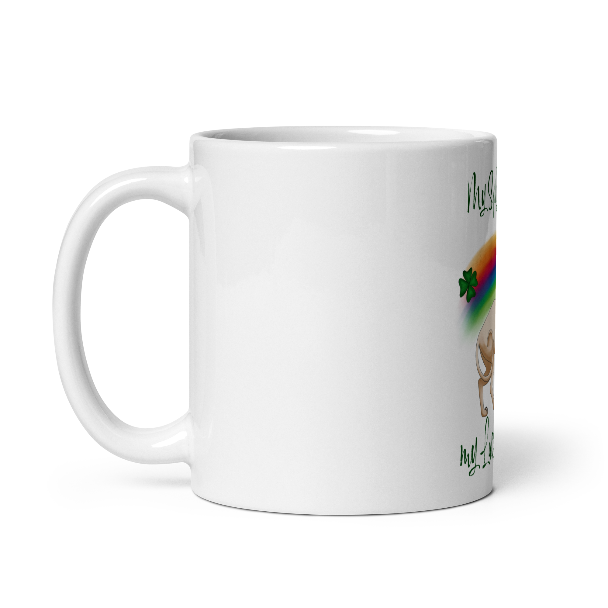 "MY SPHYNX IS MY LUCKY CHARM" COFFEE MUG