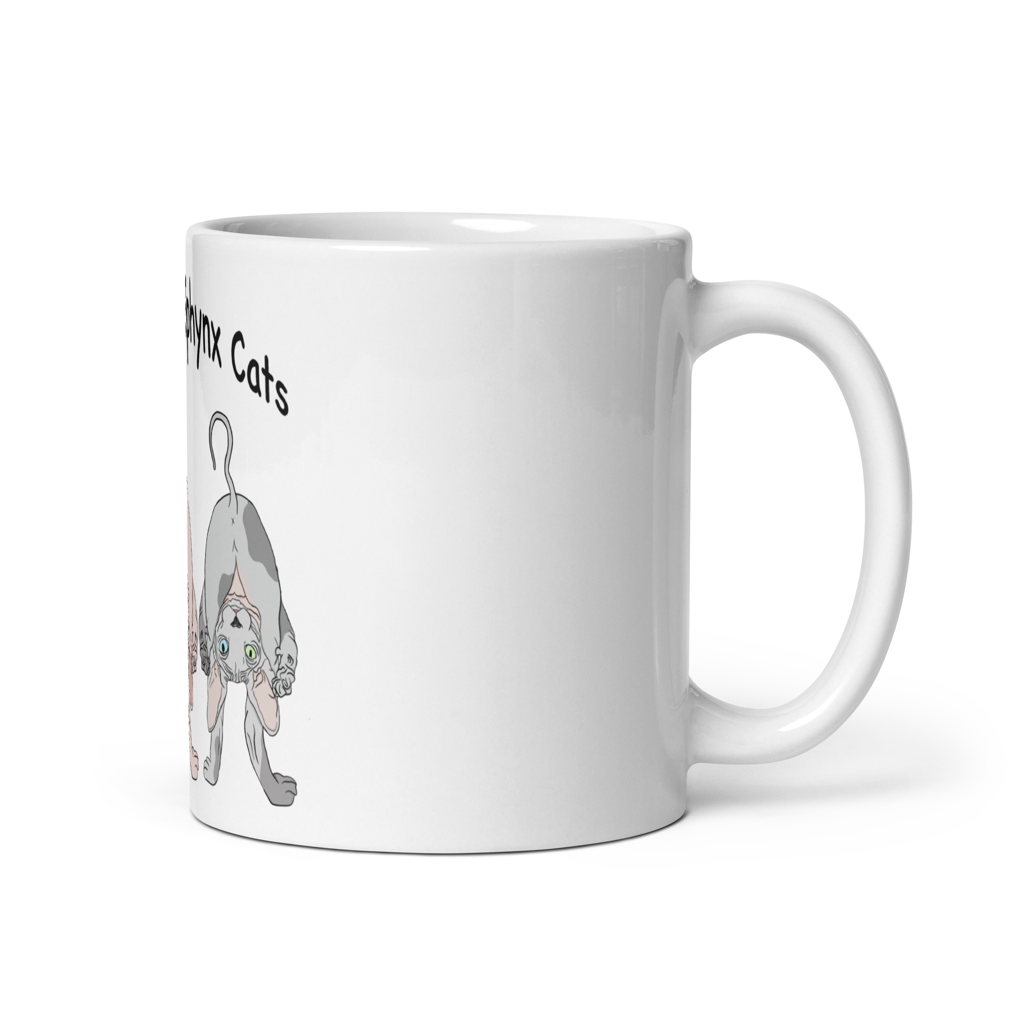 "NOTHING BUTT SPHYNX CATS" COFFEE MUG