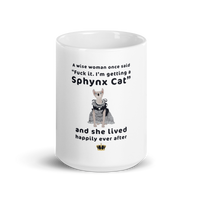 "FUCK IT - I'M GETTING A SPHYNX CAT" COFFEE MUG