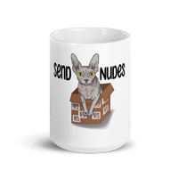 "SEND NUDES" SPHYNX COFFEE MUG