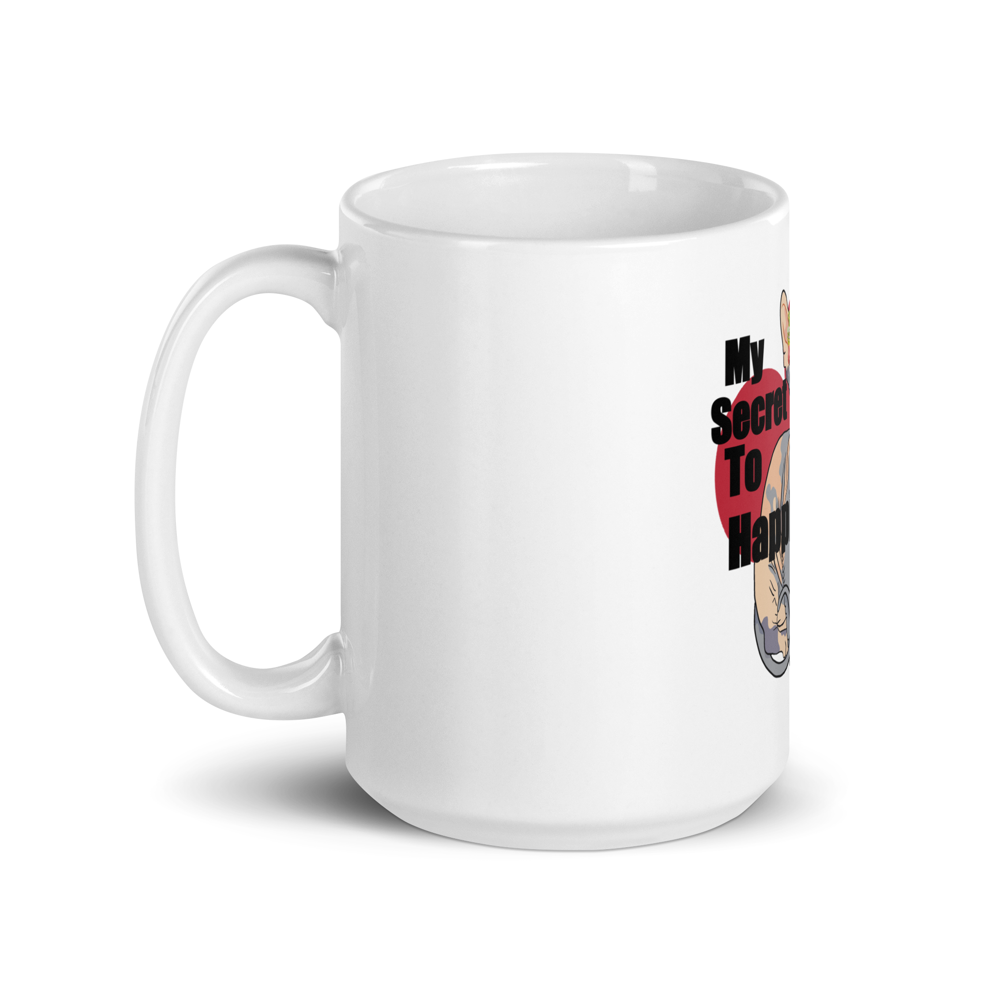 "MY SECRET TO HAPPINESS" COFFEE MUG