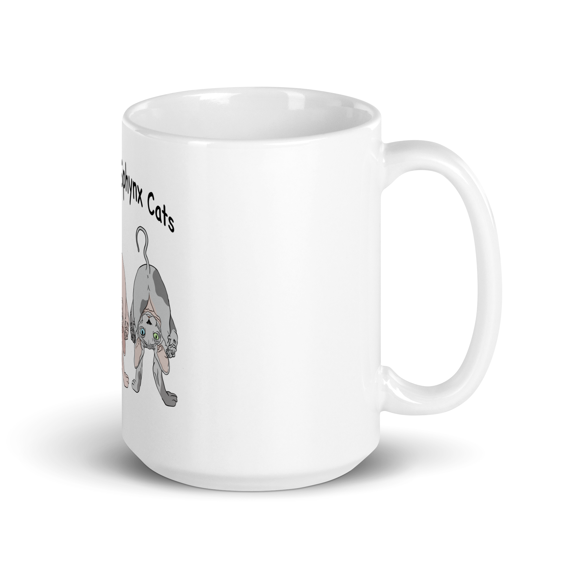 "NOTHING BUTT SPHYNX CATS" COFFEE MUG