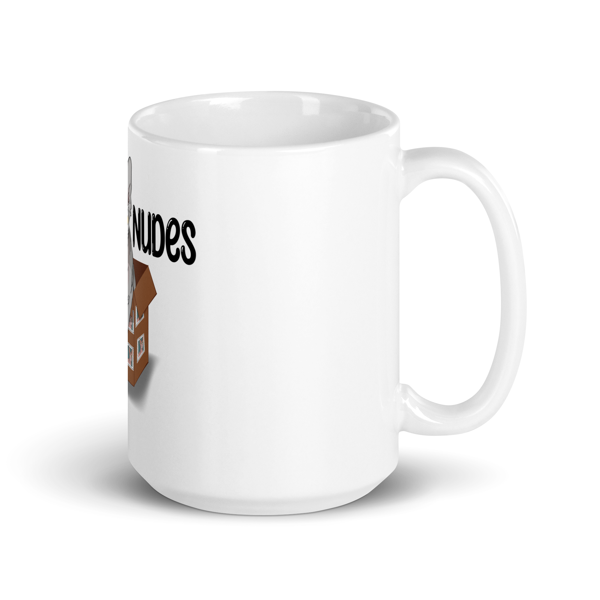 "SEND NUDES" SPHYNX COFFEE MUG