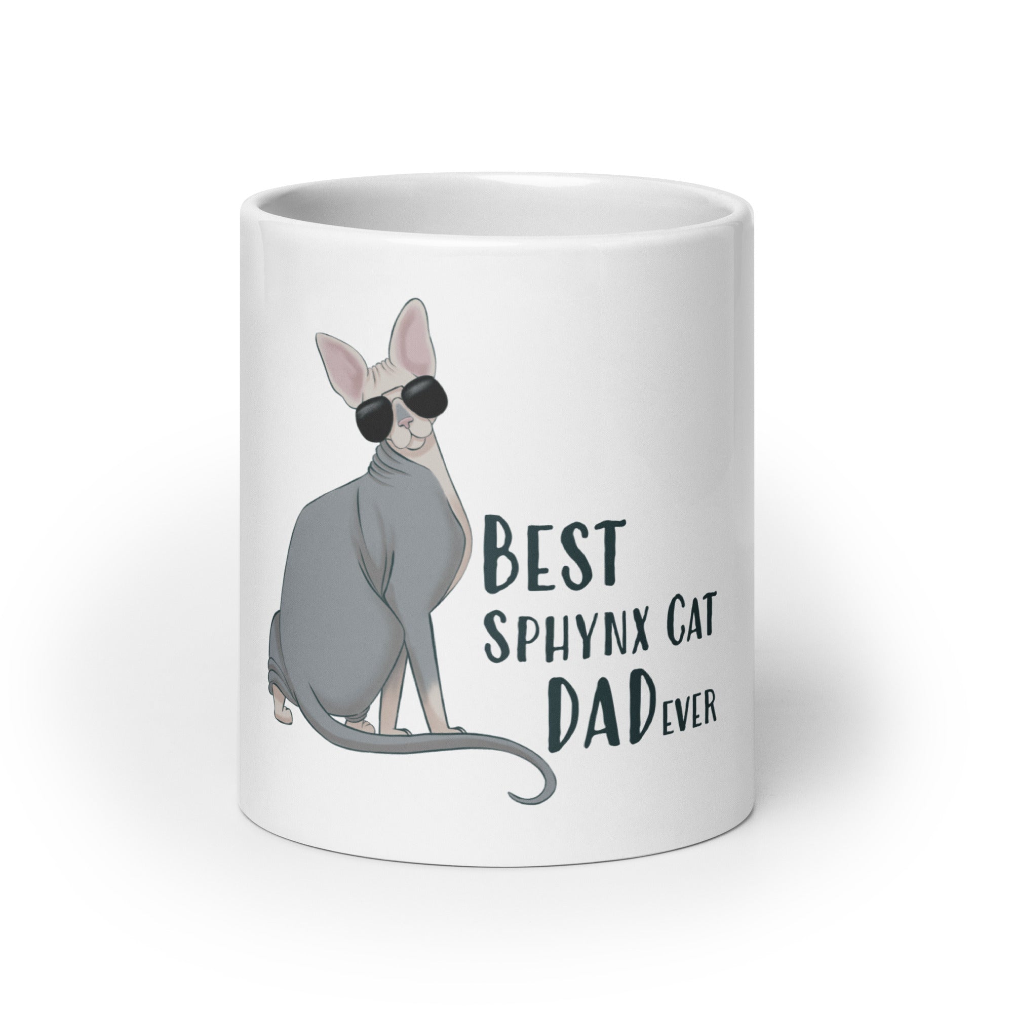"BEST SPHYNX CAT DAD" COFFEE MUG