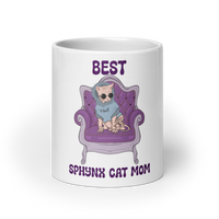 "BEST SPHYNX CAT MOM" COFFEE MUG