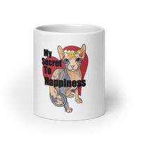 "MY SECRET TO HAPPINESS" COFFEE MUG