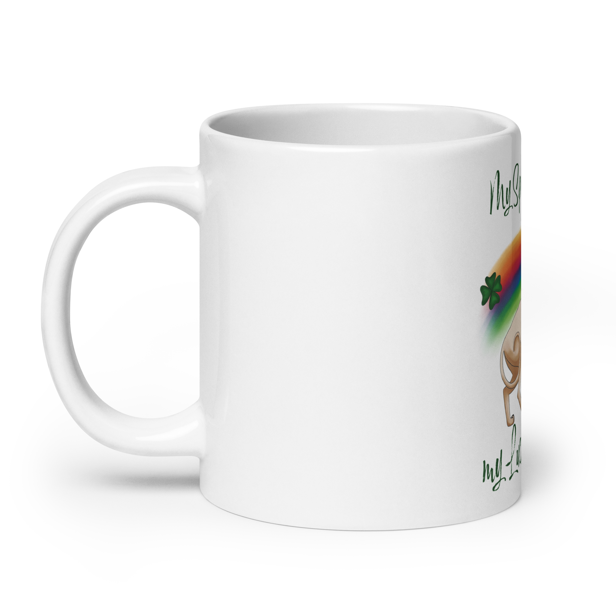 "MY SPHYNX IS MY LUCKY CHARM" COFFEE MUG