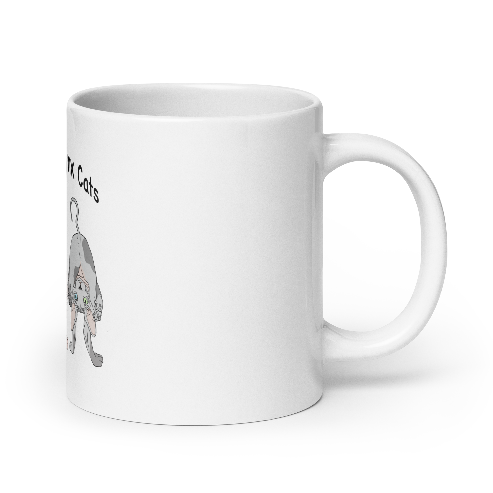 "NOTHING BUTT SPHYNX CATS" COFFEE MUG