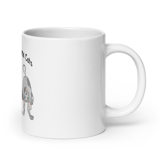 "NOTHING BUTT SPHYNX CATS" COFFEE MUG
