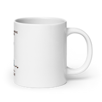 "WOMAN CAN'T SURVIVE ON COFFEE ALONE" COFFEE MUG