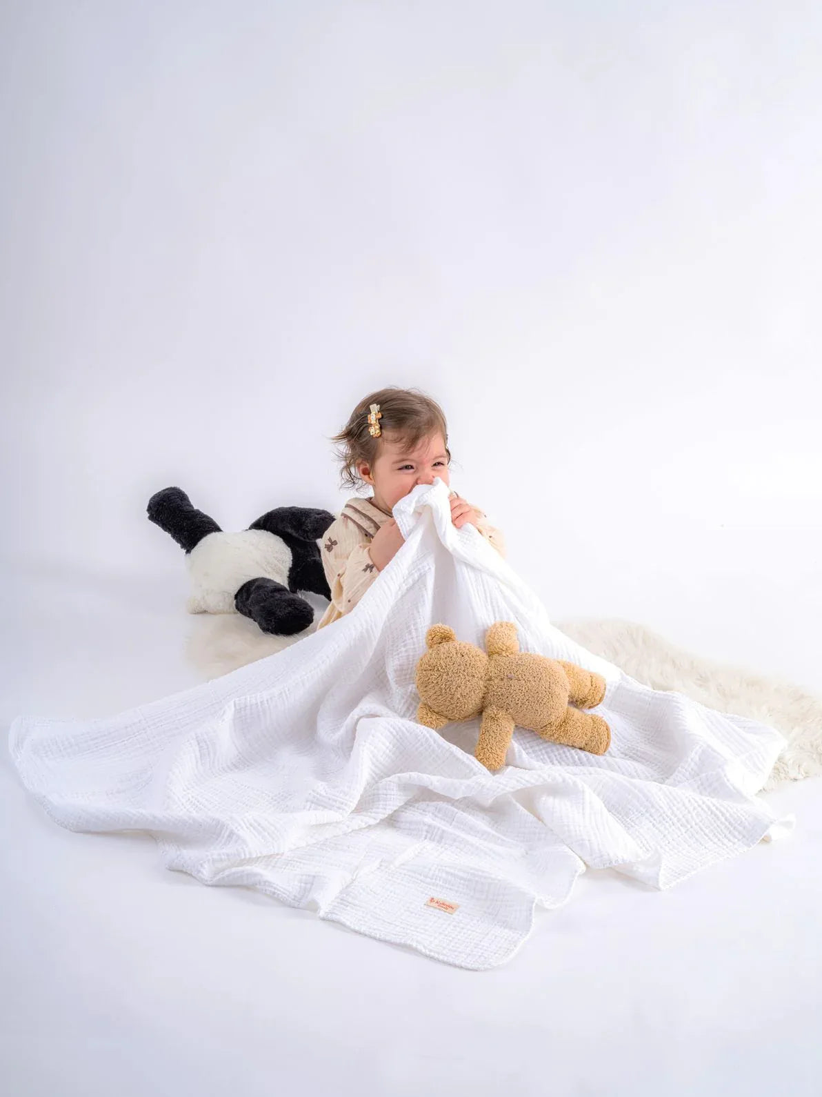 Quilted 4 Layers Muslin Blanket - BIG FRENCHIES