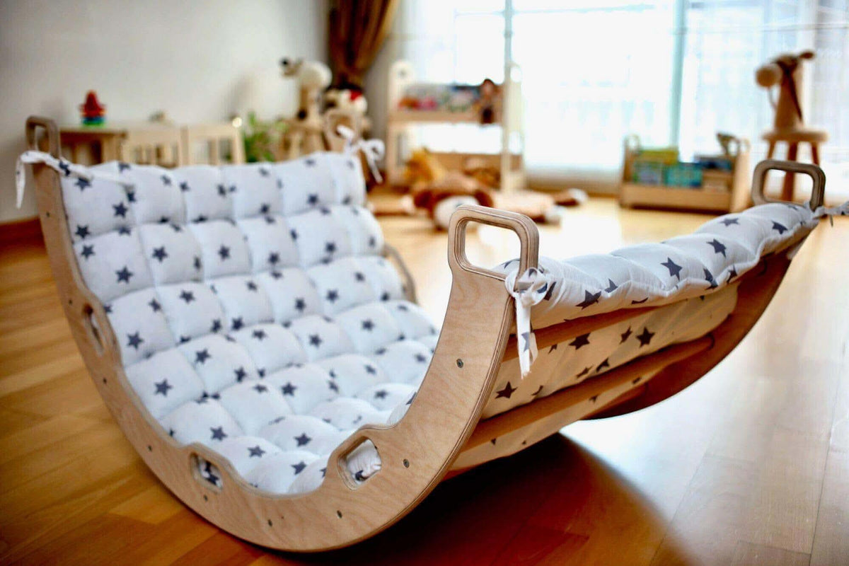 Montessori Climber Set: Arch, Rocker, Ramp, and Pillow Options - BIG FRENCHIES