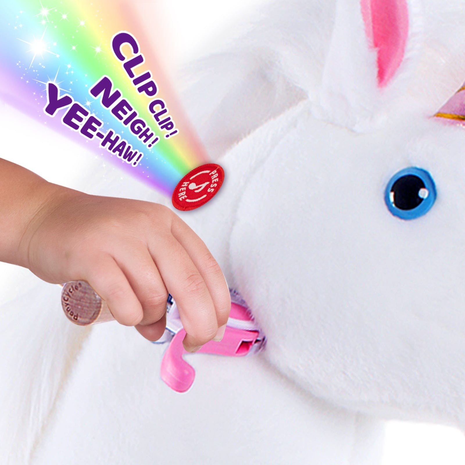 Model U® Unicorn Ride-On Toy Age 3–4 – White
