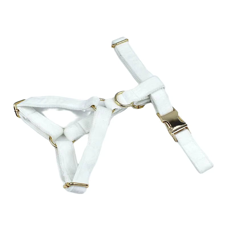 Personalized White Wedding Velvet Classic Set