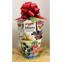 Jenny's Small Berry Gift Tin Basket - Gourmet Snacks in Reusable Berry Tin - BIG FRENCHIES