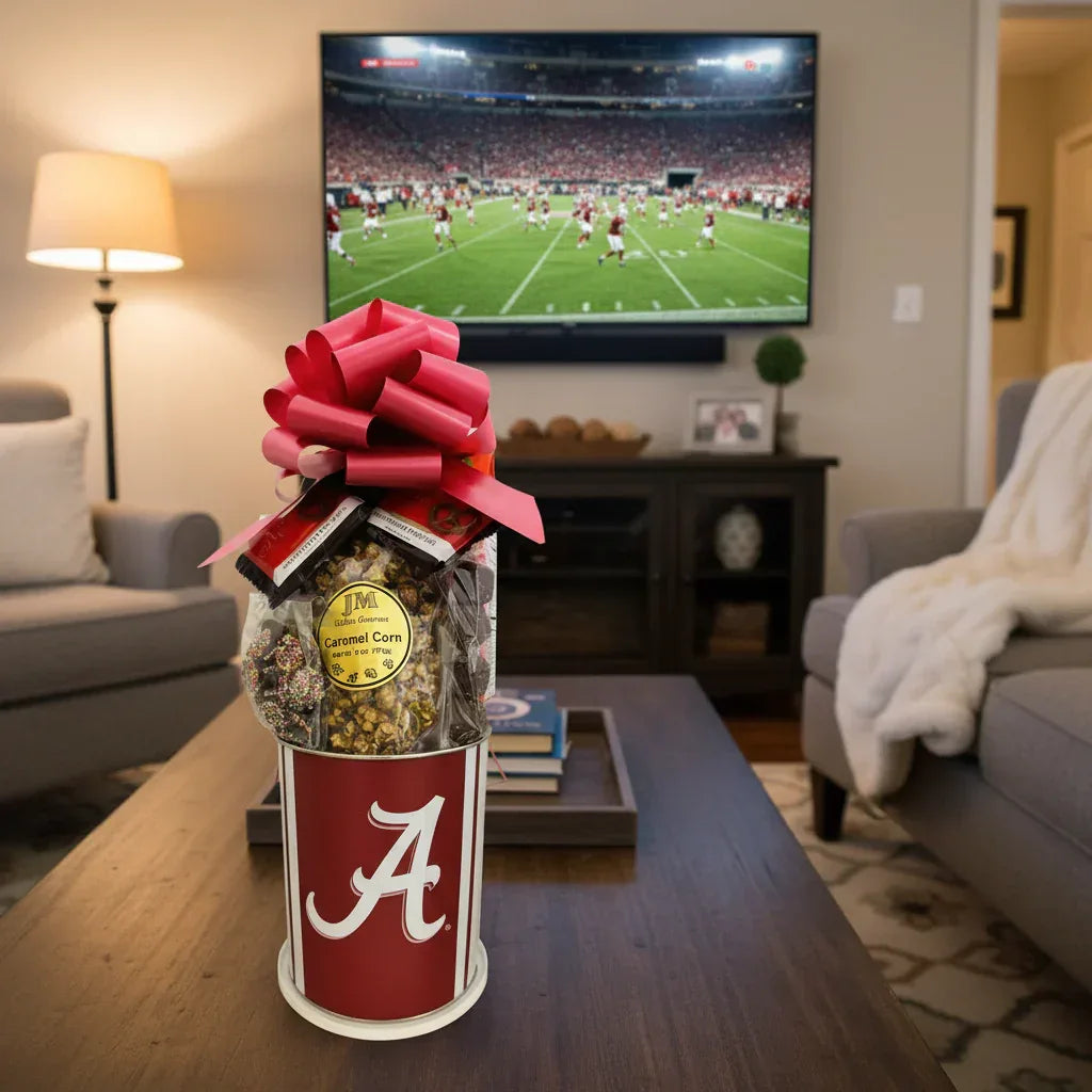 Alabama Crimson Tide Gourmet Gift Basket - Premium Snack Tin for Roll Tide Fans - BIG FRENCHIES