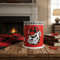 Georgia Bulldogs Gift Tin Basket - Gourmet Snacks - Made in USA - BIG FRENCHIES