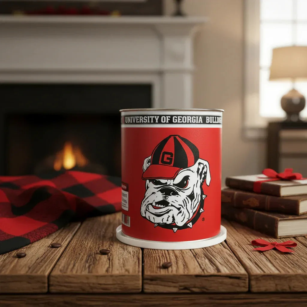 Georgia Bulldogs Gift Tin Basket - Gourmet Snacks - Made in USA - BIG FRENCHIES