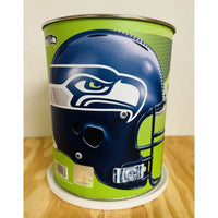 Seattle Seahawks Gift Tin Basket - Savory or Sweet Gourmet Snacks - Officially Licensed NFL - BIG FRENCHIES