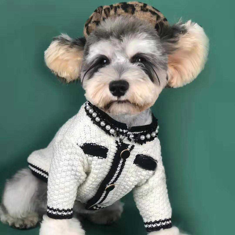 Pet sweater kint fashion cardigan-Pet Apparel-BIG FRENCHIES-Jane's Pet Boutique