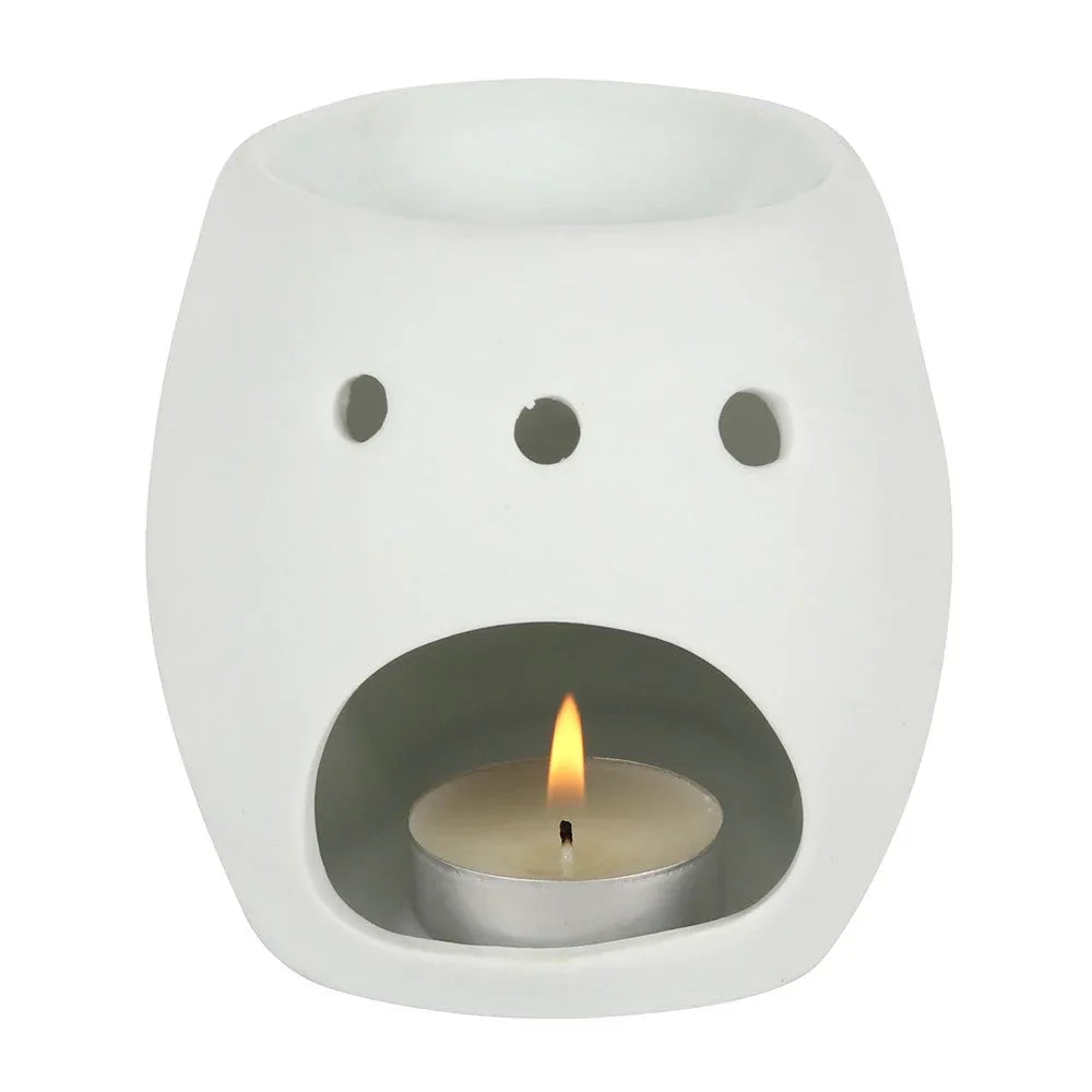 White Skull Oil Burner and Wax Warmer - BIG FRENCHIES