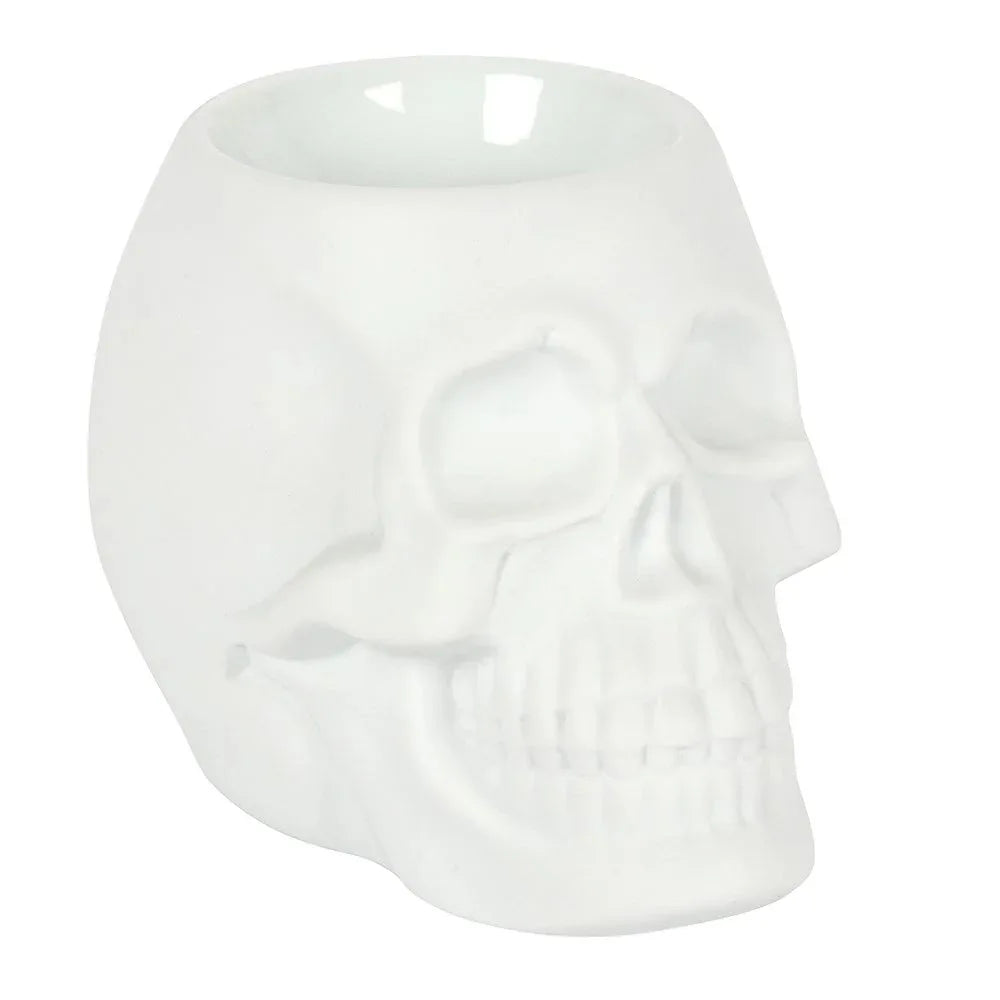White Skull Oil Burner and Wax Warmer - BIG FRENCHIES